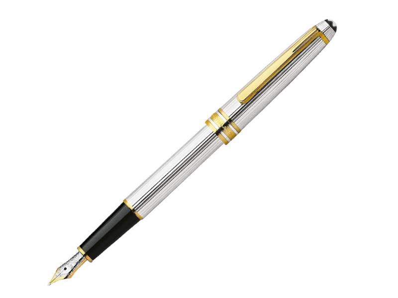 SILVER FOUNTAIN PEN CLASSIQUE MEISTERSTUCK MONTBLANC 11738 – 11737
