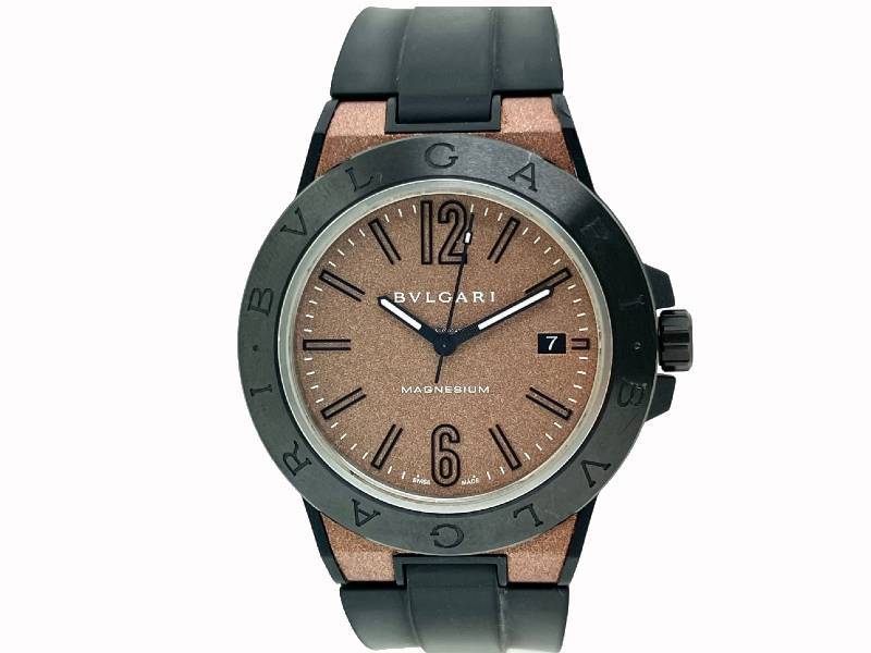 OROLOGIO UOMO AUTOMATICO MAGNESIO/CAUCCIU’ DIAGONO MAGNESIUM BULGARI DG41C11SMCVD/10203