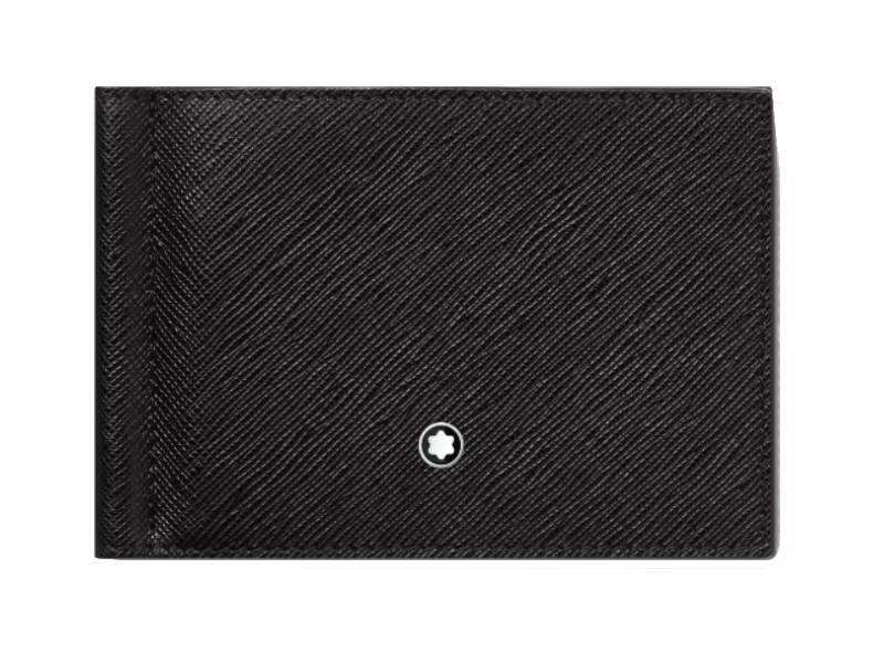 PORTAFOGLIO 6 SCOMPARTI CON MOLLETTA NERO SARTORIAL MONTBLANC 130316
