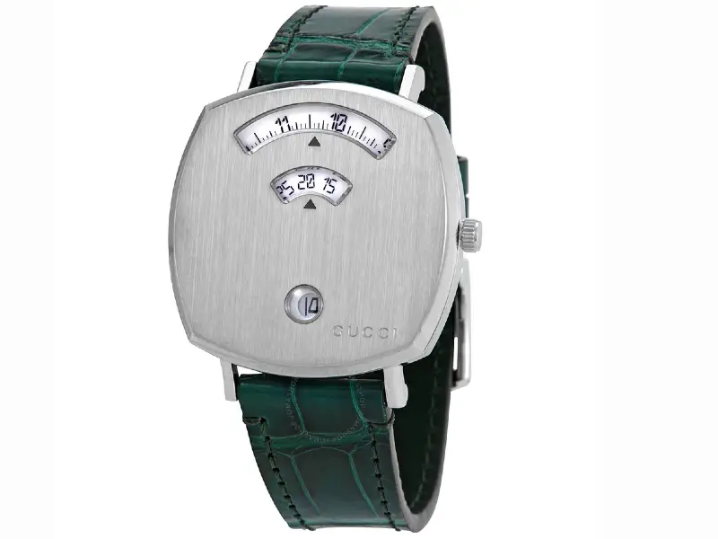 OROLOGIO DONNA  ACCIAIO/PELLE QUARZO GRIP GUCCI YA157404