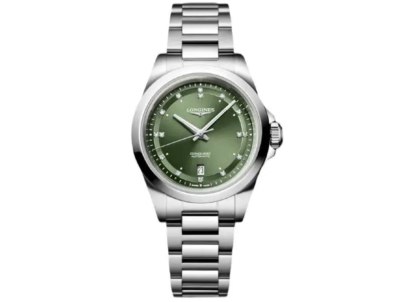 OROLOGIO DONNA AUTOMATICO ACCIAIO/ACCIAIO CON DIAMANTI CONQUEST LONGINES L3.320.4.07.6