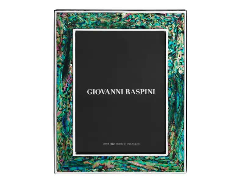 CORNICE MEDIA IN ARGENTO E ABALONE GIOVANNI RASPINI 02402