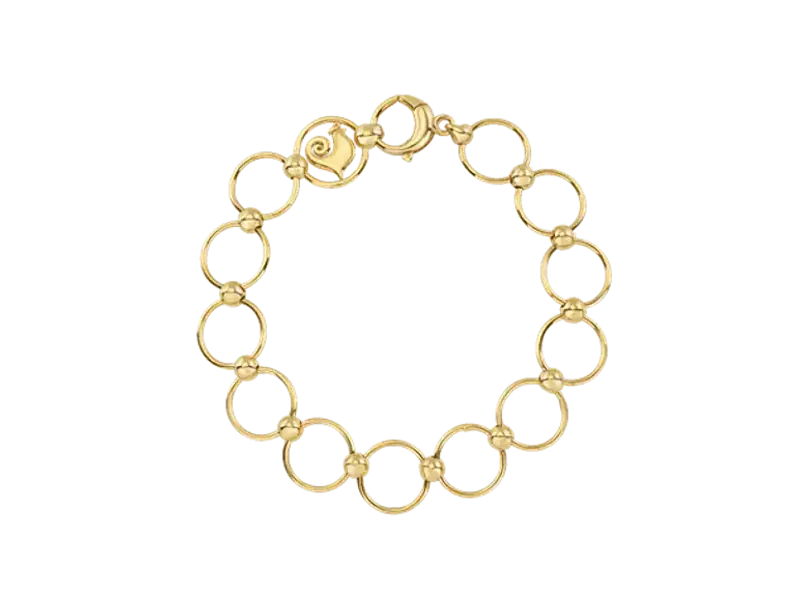 BRACCIALE IN ORO GIALLO A MAGLIE TONDE ACCESSORI CHANTECLER 42970