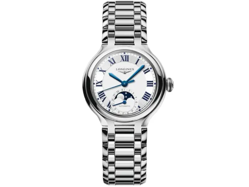 OROLOGIO DONNA AUTOMATICO ACCIAIO/ACCIAIO  CON FASI LUNARI PRIMALUNA LONGINES L8.126.4.71.6